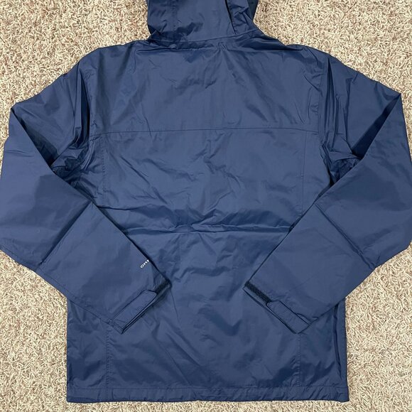 NEW Columbia Men's Watertight II Water-Resistant Nylon Rain Jacket Navy, Size M - Picture 11 of 16